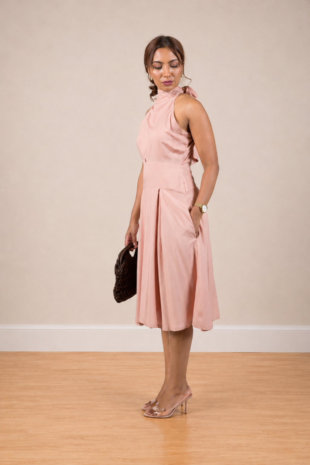 Aria Dress - Peach